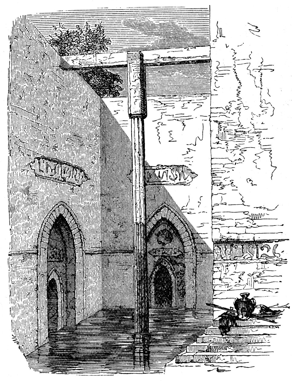 रोदा, काहिरा, मिस्र के द्वीप पर निलोमीटर, c1895 द्वारा अज्ञात