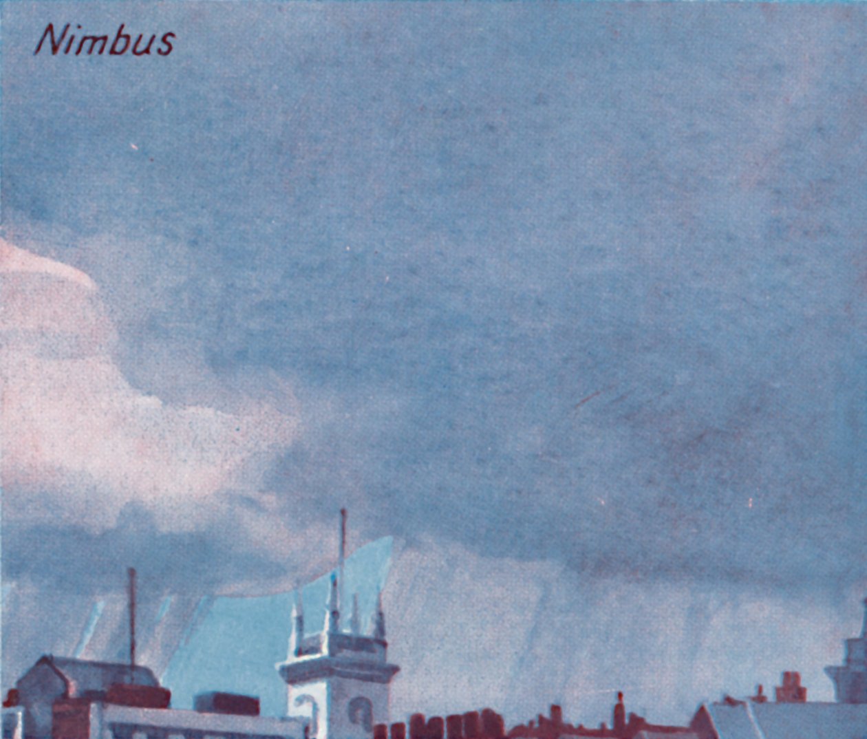 निंबस - प्रिंसिपल क्लाउड फॉर्म्स इन द स्काई, 1935 का एक दर्जन द्वारा अज्ञात