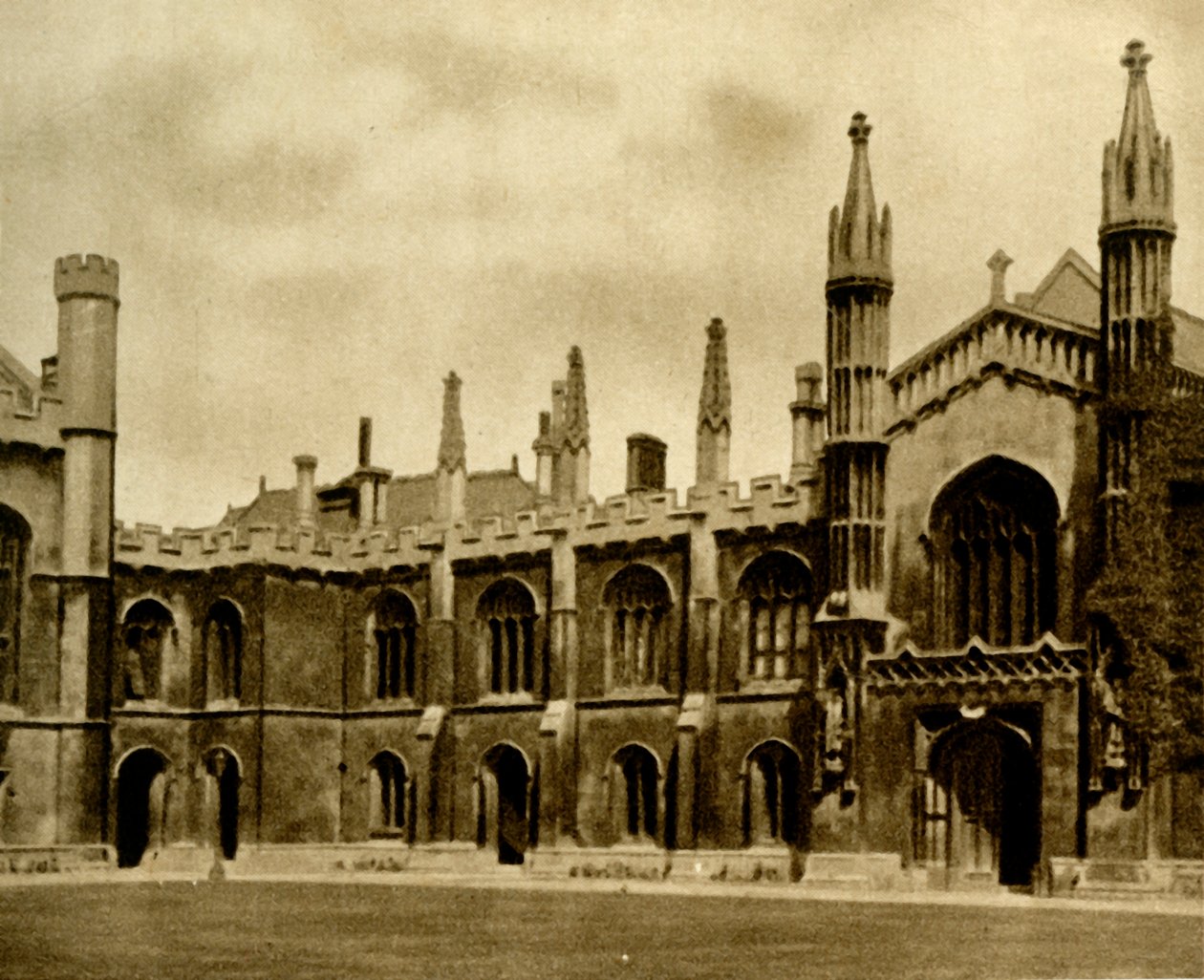 नंबर 44. कॉर्पस क्रिस्टी कॉलेज, कैम्ब्रिज, 1923। द्वारा अज्ञात