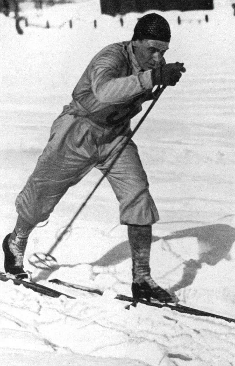Oddbjorn Hagen, नॉर्वेजियन क्रॉस-कंट्री स्कीयर, शीतकालीन ओलंपिक, Garmisch-Partenkirchen, 1936 द्वारा अज्ञात