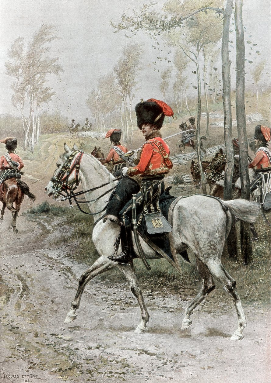 हसर्स के अधिकारी, 1889 द्वारा अज्ञात