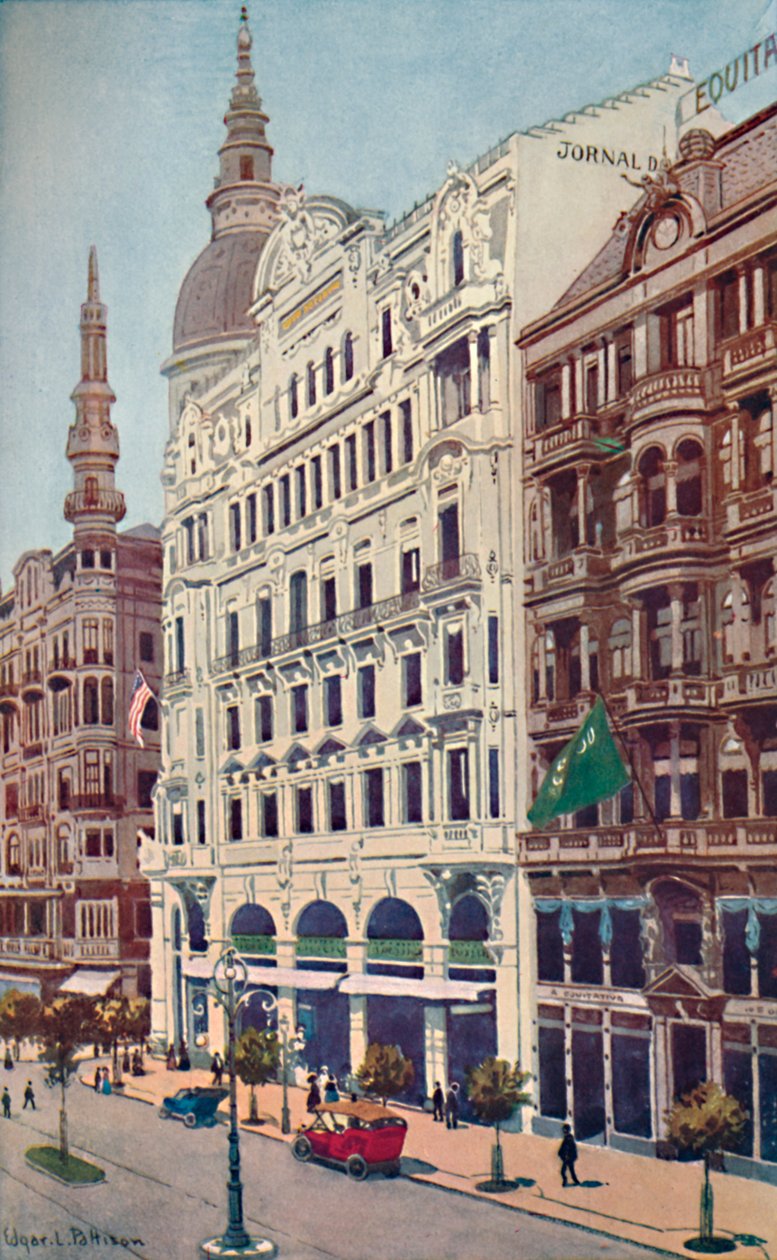 जोर्नल के कार्यालय कॉमेरियोसो, एवेनिडा रियो ब्रैंको, 1914 द्वारा अज्ञात