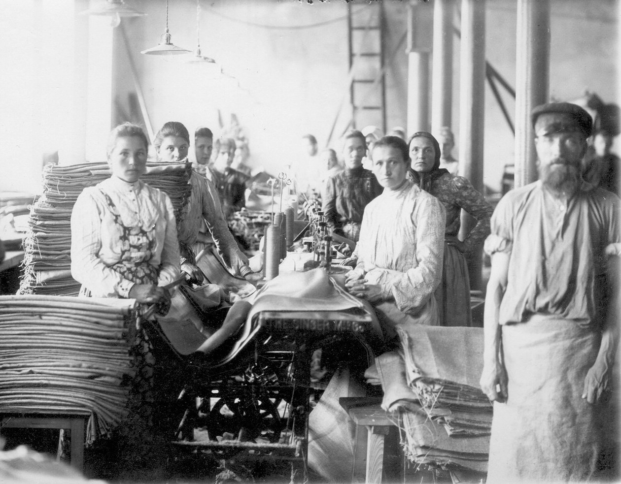 Okulov कपड़ा बैग कारखाने। कुलोटिनो, 1905 द्वारा अज्ञात