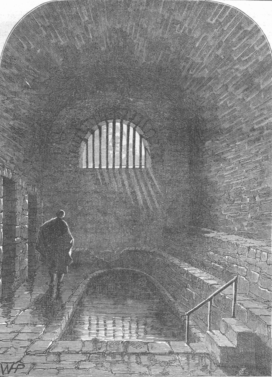 ओल्ड रोमन बाथ, स्ट्रैंड लेन, 1897। द्वारा अज्ञात