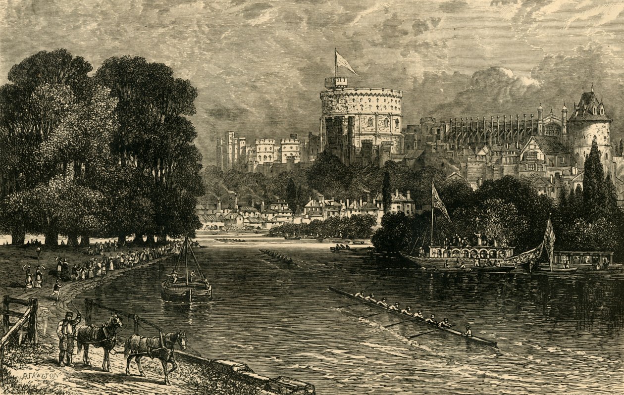 ओल्ड विंडसर द फोर्थ ऑफ़ जून, 1881। द्वारा अज्ञात