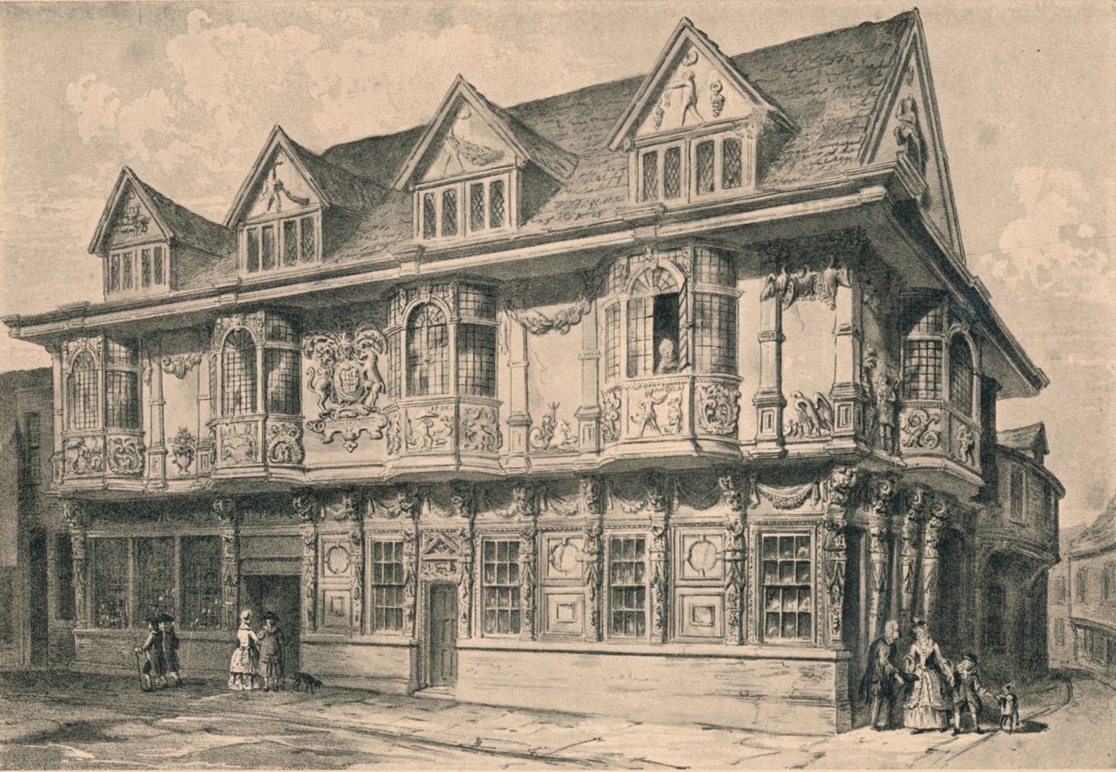 इप्सविच, सफ़ोक, 1915 में पुराना घर द्वारा अज्ञात