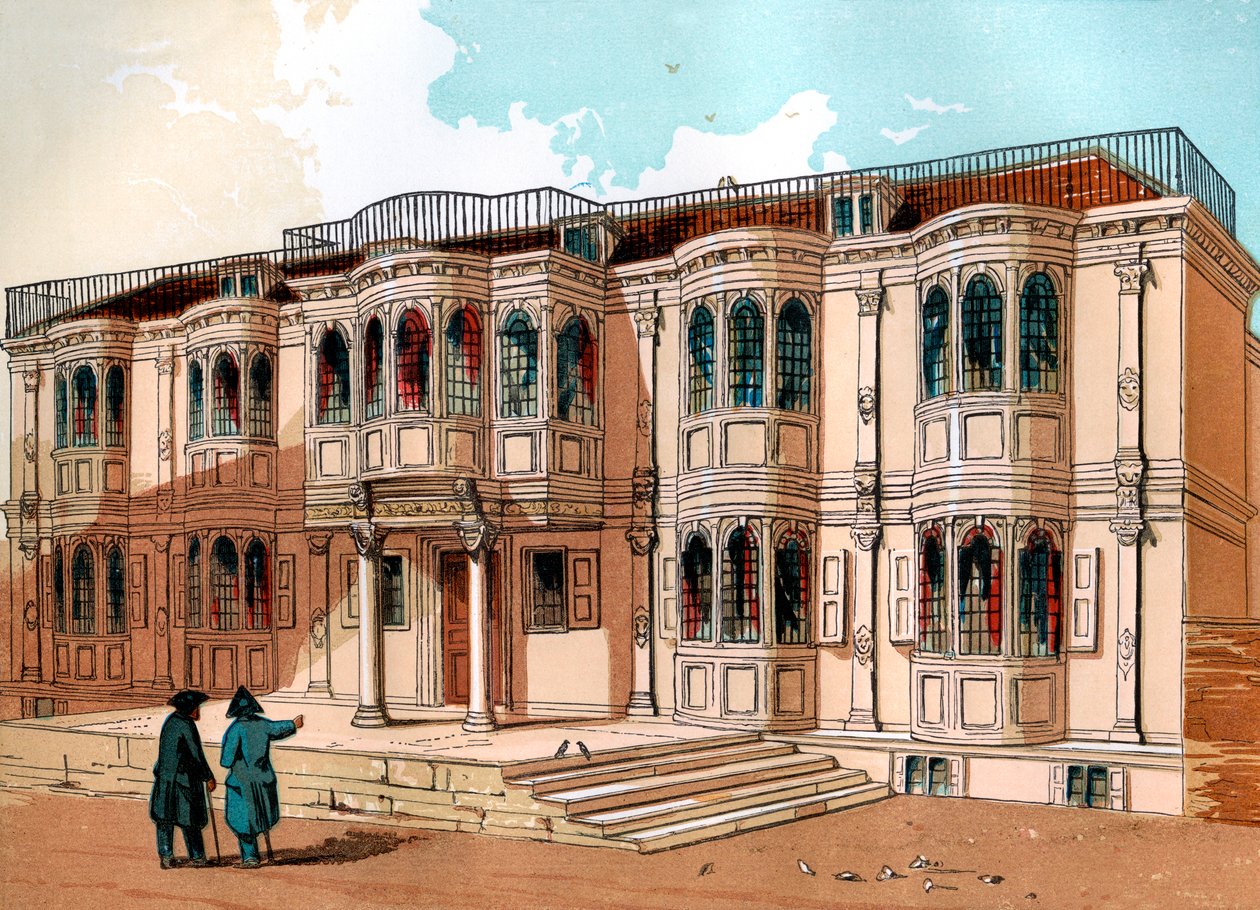 ग्रीनविच में पुराना महल, c1850 द्वारा अज्ञात
