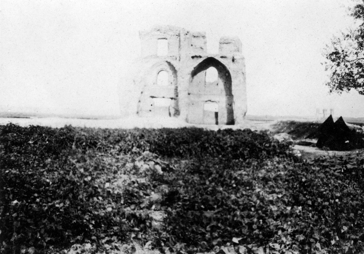 टाइग्रिस नदी, मोसुल, मेसोपोटामिया, 1918 के पुराने खंडहर द्वारा अज्ञात