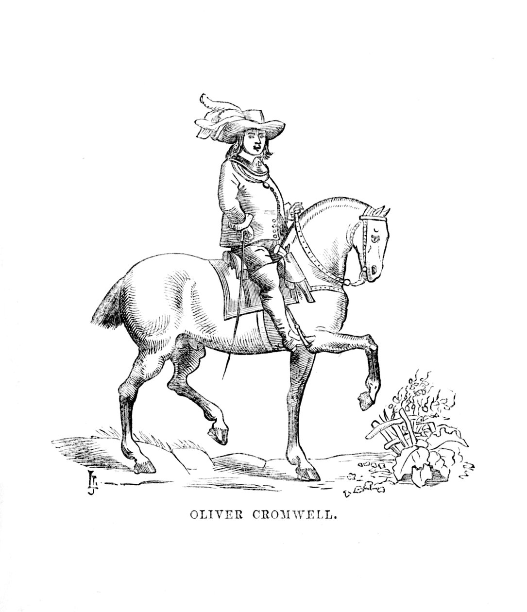ओलिवर क्रॉमवेल, सी 1870 द्वारा अज्ञात