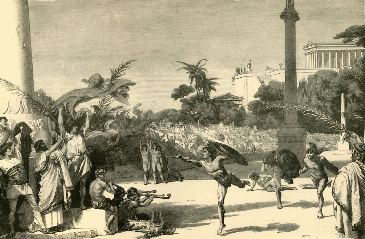 ओलंपिक खेल, 1890। द्वारा अज्ञात