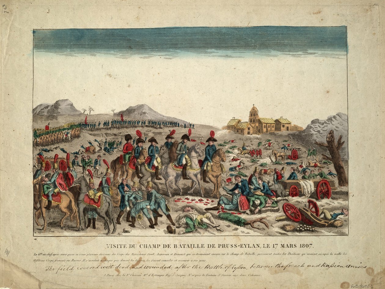 ईलाऊ के युद्धक्षेत्र पर, 1807 द्वारा अज्ञात