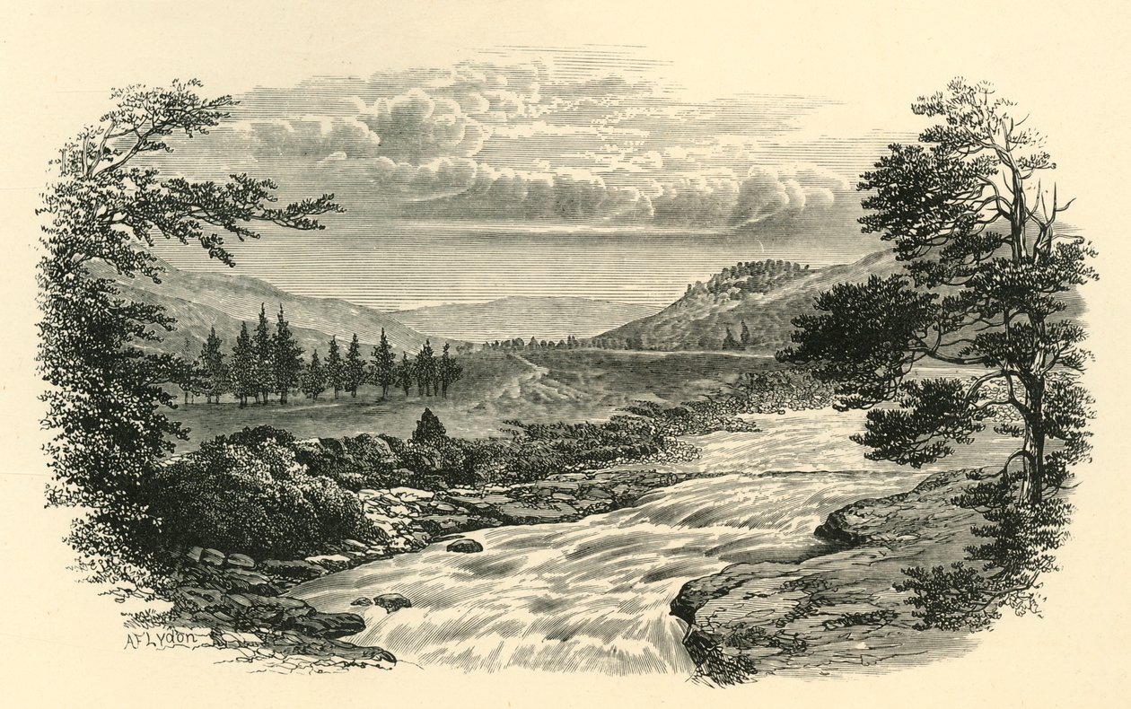 डी, स्कॉटलैंड पर, c1890। द्वारा अज्ञात