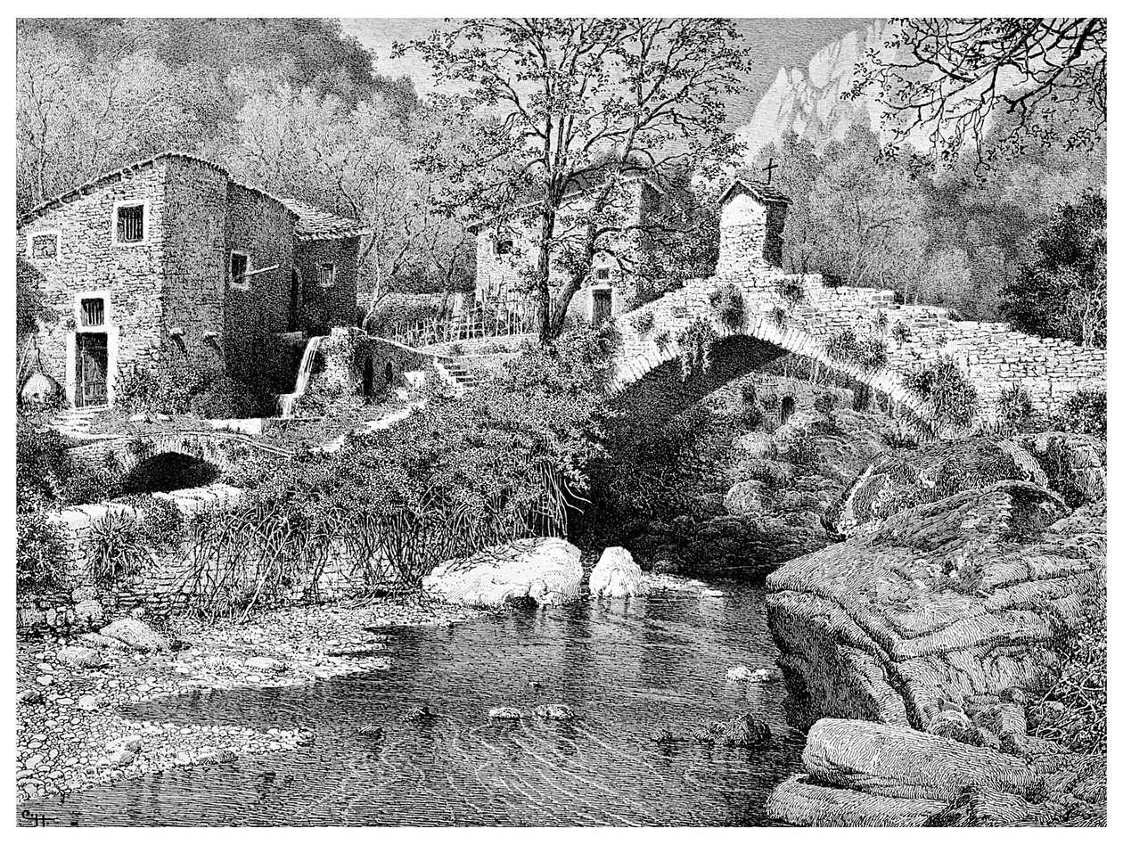सेरियाना रोड पर, सैन रेमो, 1901 द्वारा अज्ञात