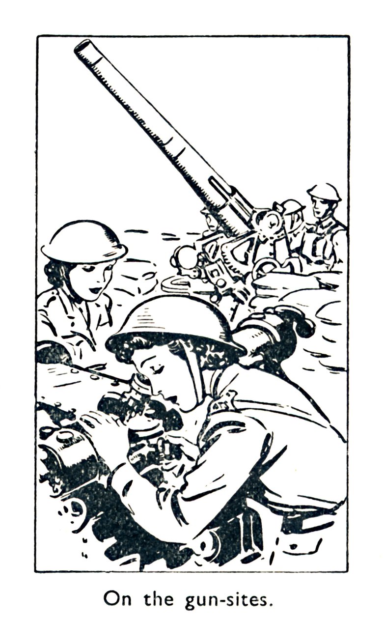 बंदूक-साइटों पर, 1940 द्वारा अज्ञात