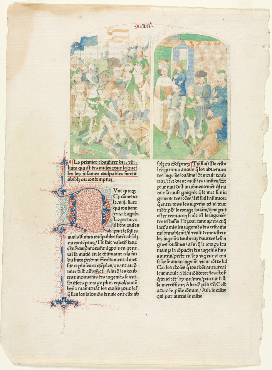 किताबें और स्मृति के शब्दों में, ई के 8 Valerius उद्घाटन पृष्ठ नहीं maximuss। 1476। द्वारा अज्ञात