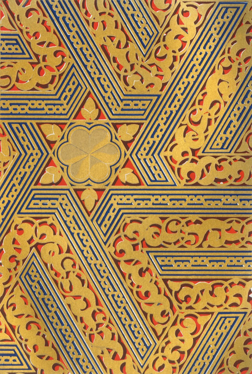 दीवारों पर आभूषण, हाउस ऑफ़ सांचेज़, 1907। द्वारा अज्ञात