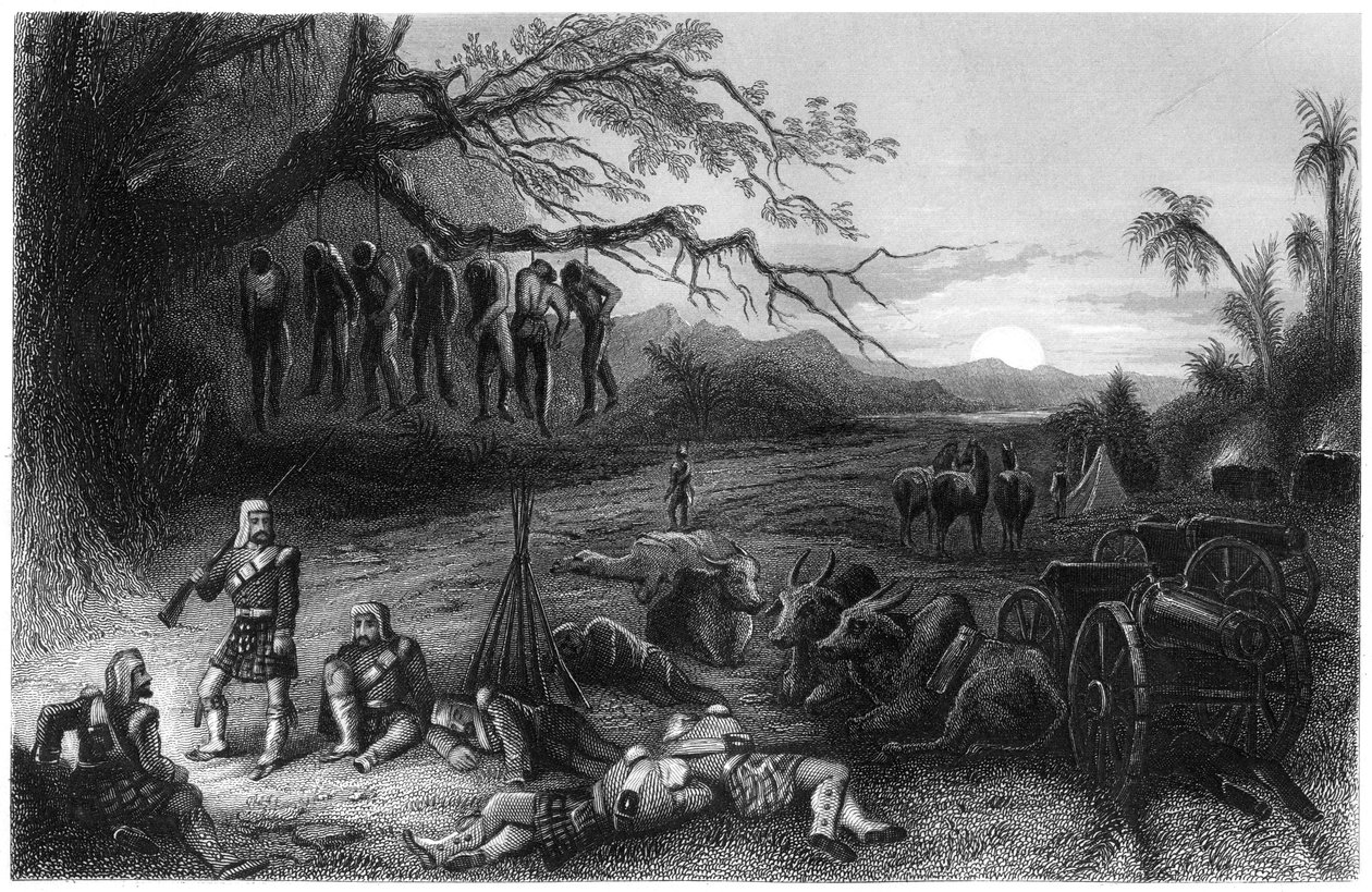 हाईलैंड ब्रिगेड, 1857, C1860 की शानदार पिकेटिंग द्वारा अज्ञात