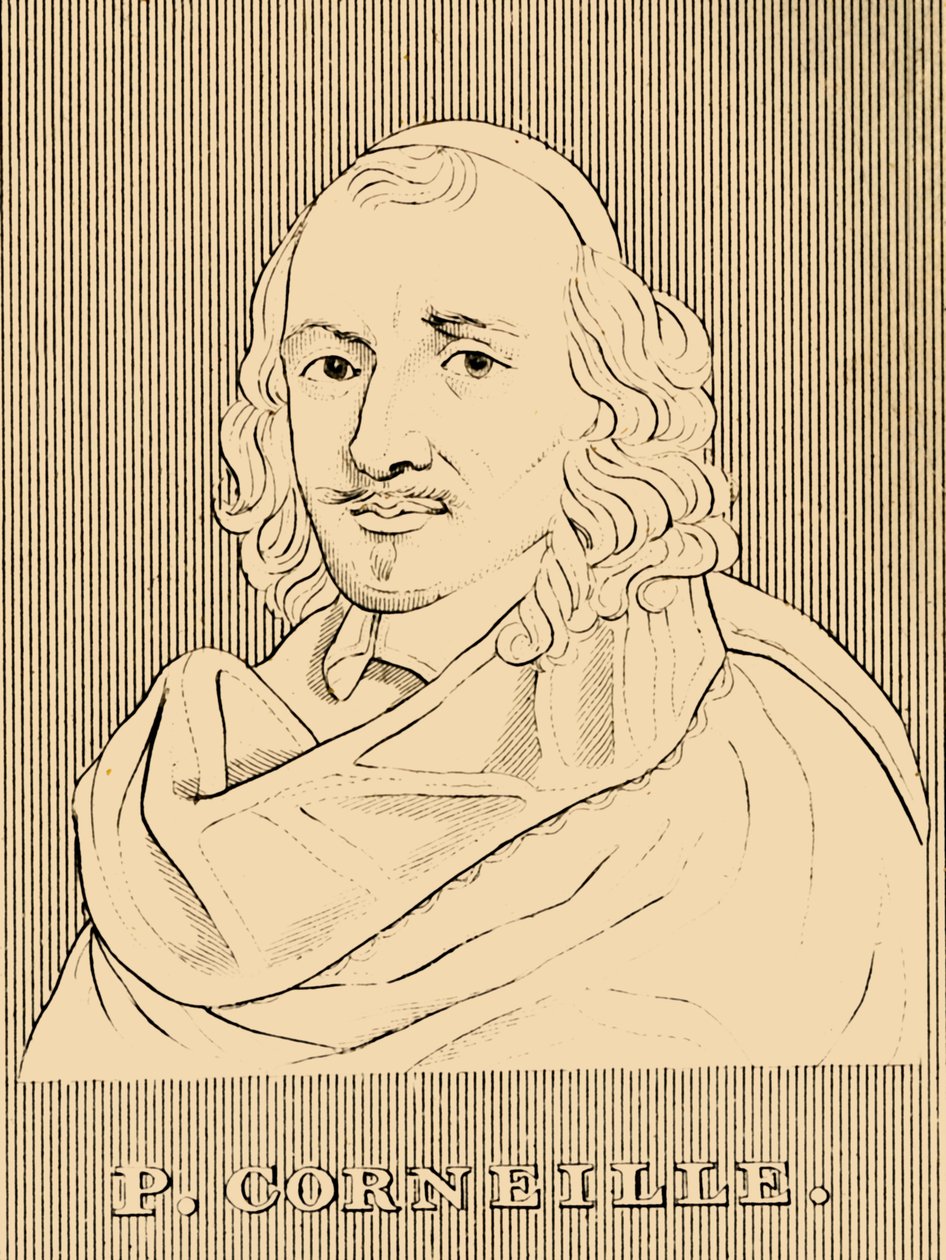 पी। कोर्निल, 1606-1684, 1830। द्वारा अज्ञात