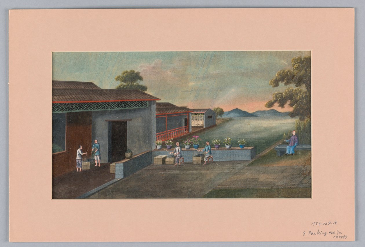 चेस्ट में चाय पैक करना, 1890-1910 द्वारा अज्ञात