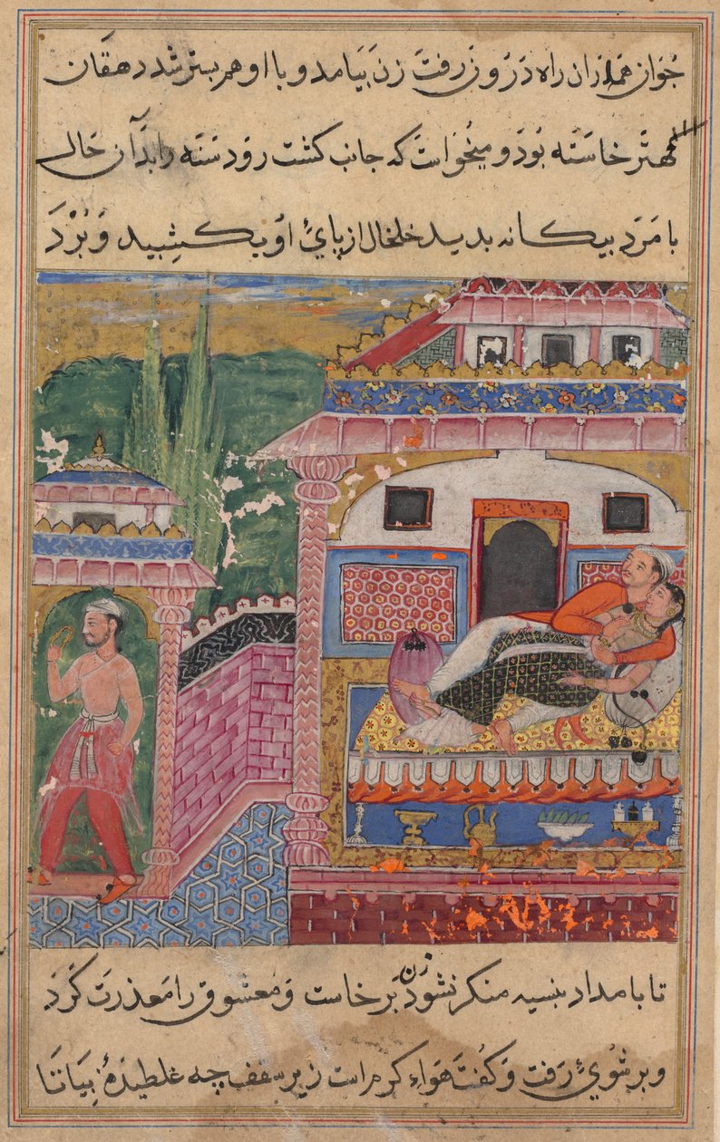 एक तोते की कहानियाँ टुटी-नाम से: आठवीं रात: धोखेबाज पत्नी राजी ..., 1558-1560। द्वारा अज्ञात