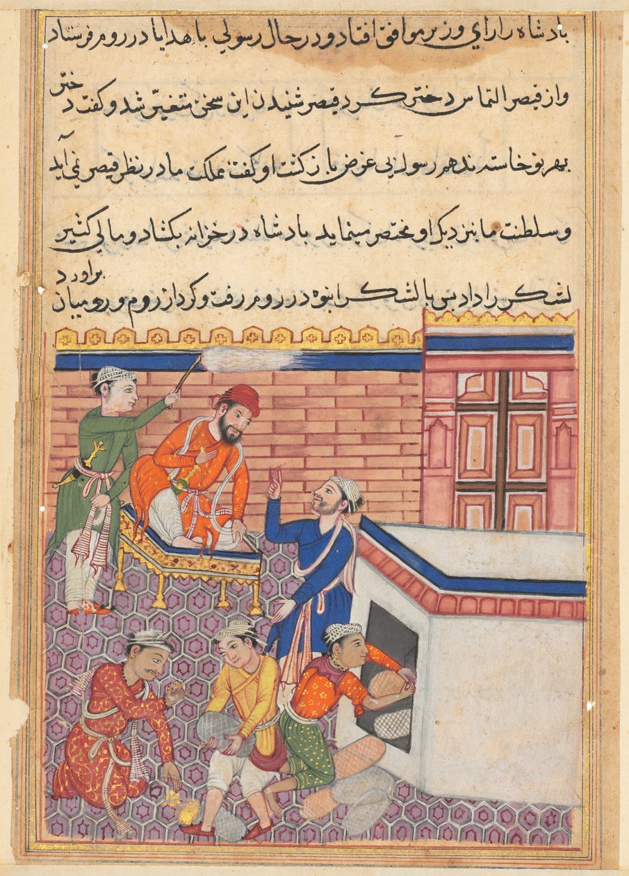 एक तोते की कहानियाँ टुटी-नाम से: पन्द्रहवीं रात: राजाओं द्वारा प्रदान की जाने वाली ..., c। 1 द्वारा अज्ञात