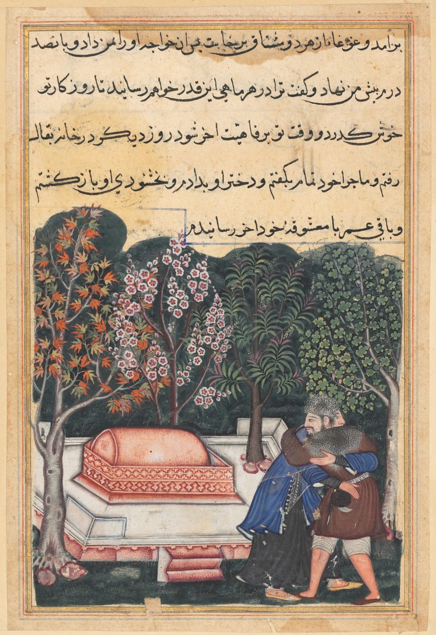 एक तोते की कहानियाँ टुटी-नाम से: चालीसवां रात: बगदाद का युवक ..., सी। 1560। द्वारा अज्ञात