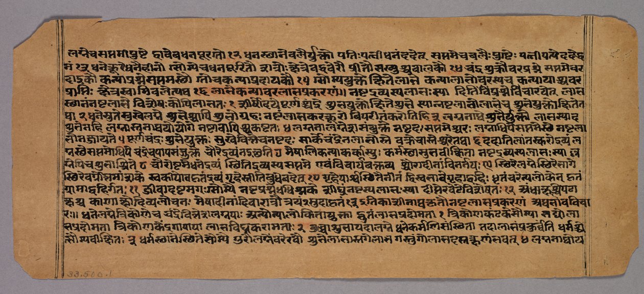 प्रसनप्रदीपा से पृष्ठ, एक हिंदू ज्योतिष पाठ, 1500। द्वारा अज्ञात