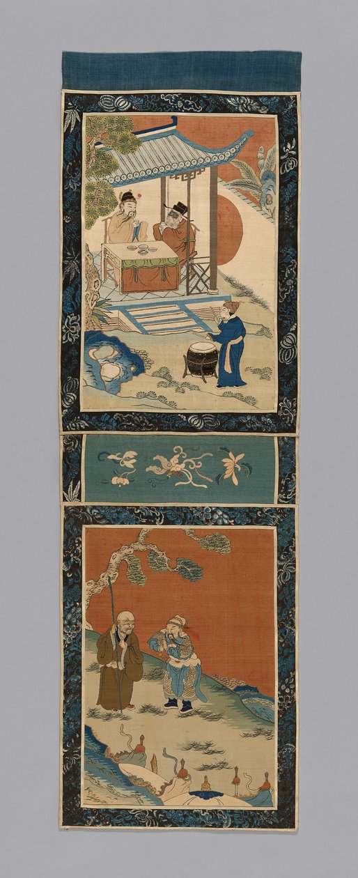 स्क्रीन के लिए पैनल, चीन, किंग राजवंश 1644-1911, 18751900। द्वारा अज्ञात