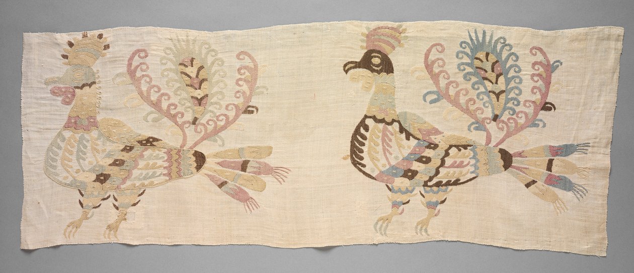 पैनल, बेडशीट का टुकड़ा, 1700s। द्वारा अज्ञात