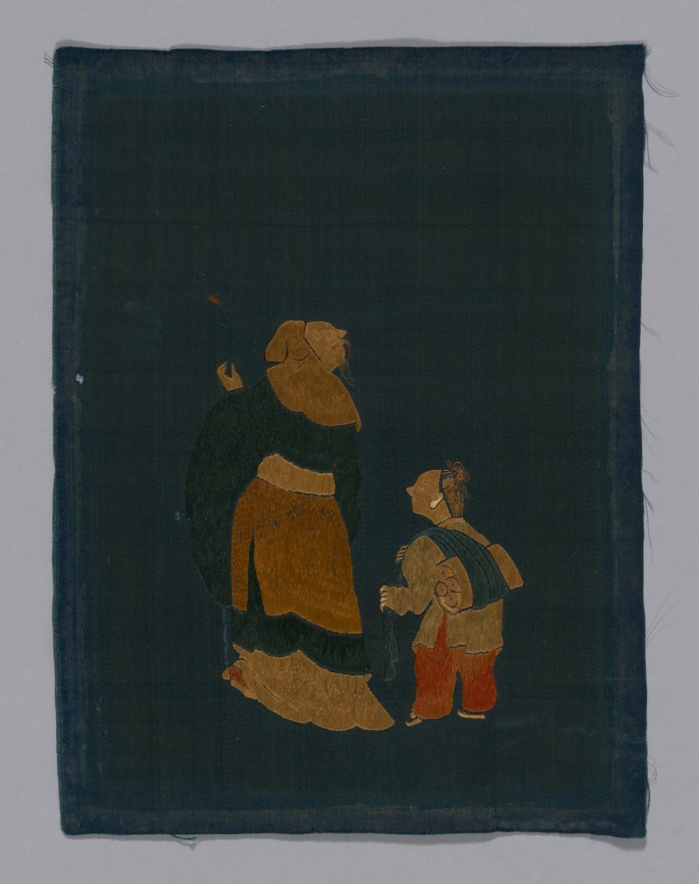 पैनल फर्निशिंग फैब्रिक, चीन, कांग्शी काल, किंग राजवंश 1644-1911, 180050। द्वारा अज्ञात