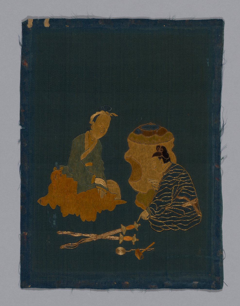 पैनल का टुकड़ा, चीन, किंग राजवंश 1644-1911, 180050। द्वारा अज्ञात