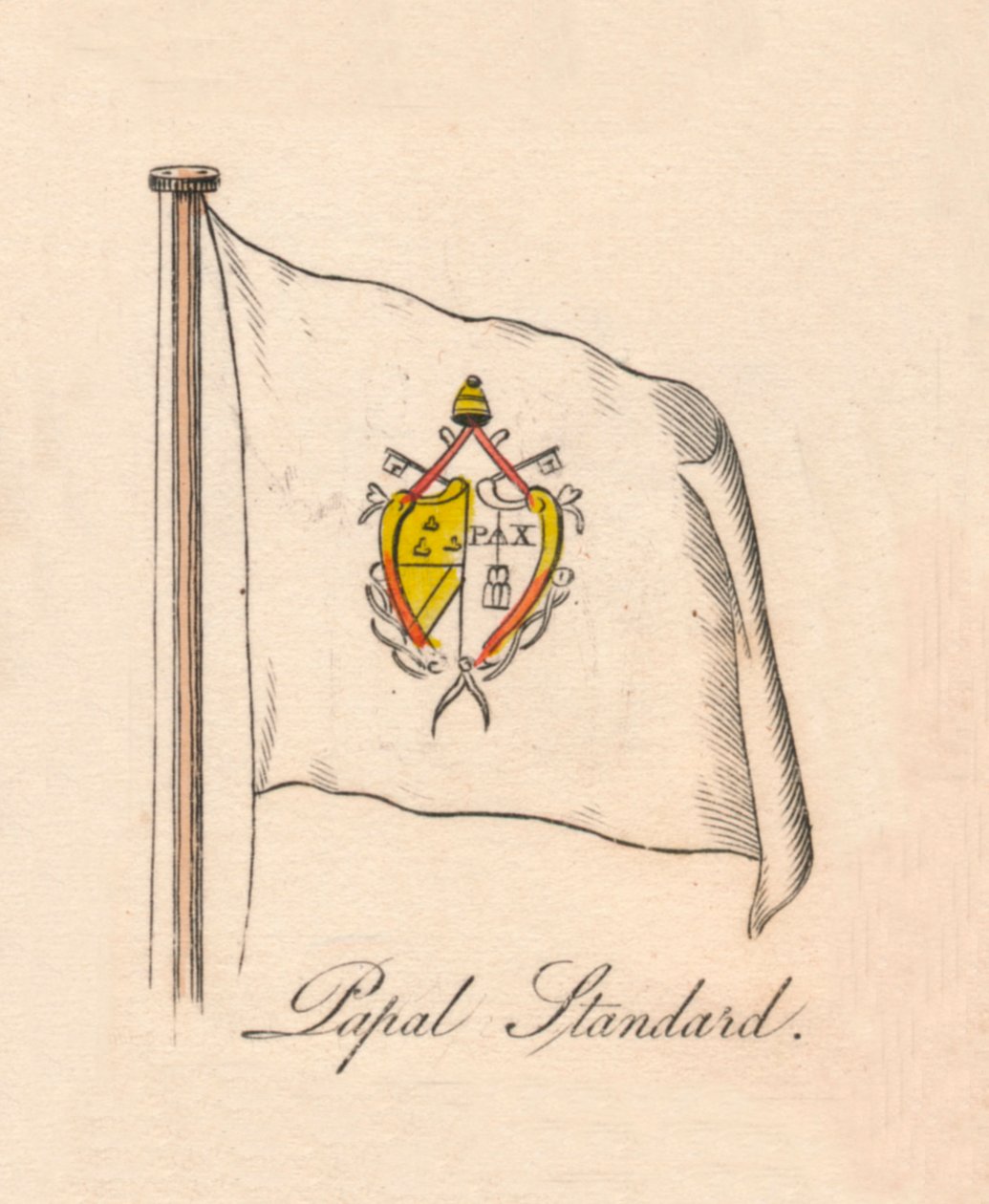 पापल स्टैंडर्ड, 1838 द्वारा अज्ञात