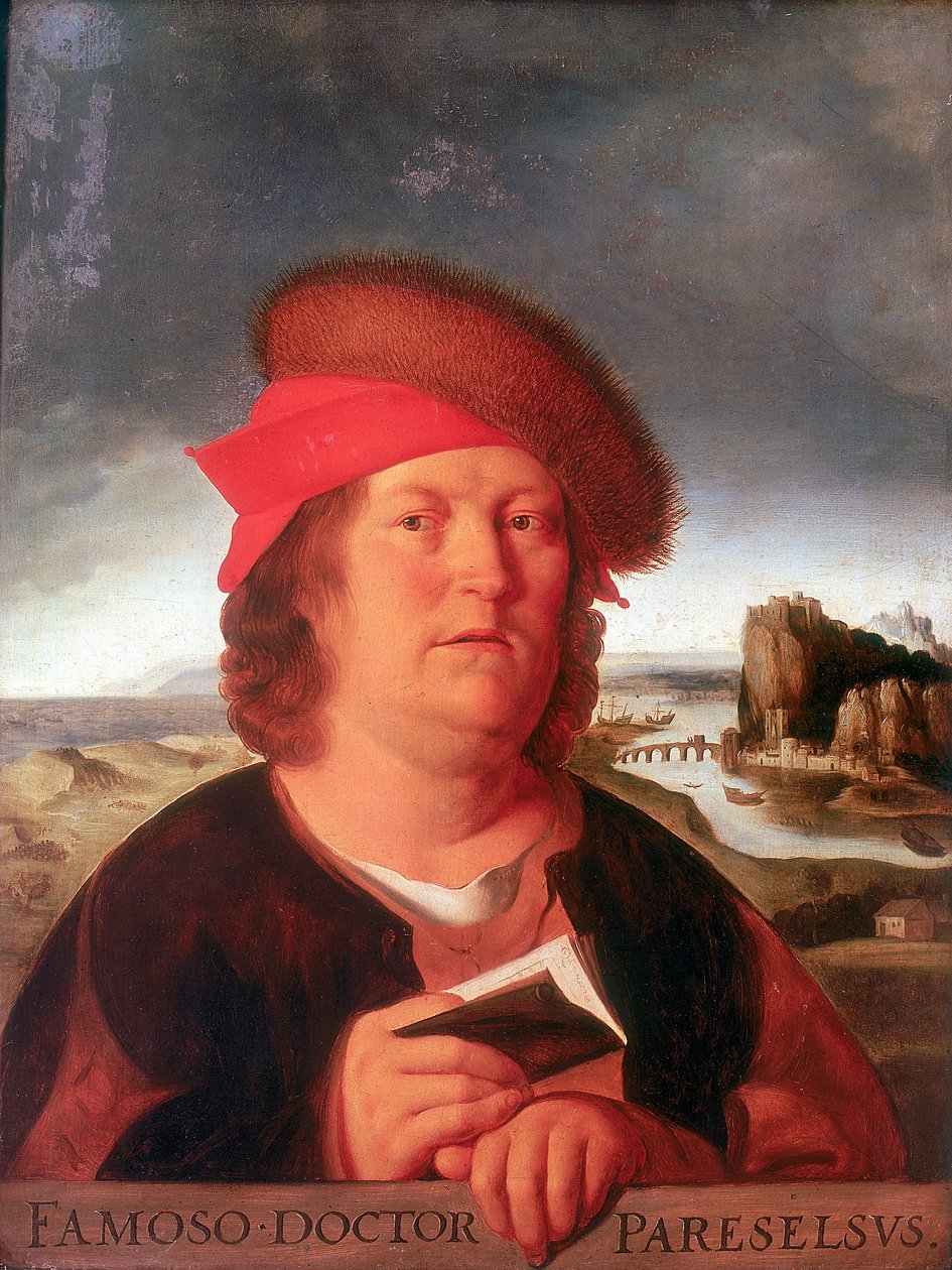 Paracelsus Aracelsus 1493-1541, स्विस में जन्मे जर्मन चिकित्सक और कीमियागर द्वारा अज्ञात