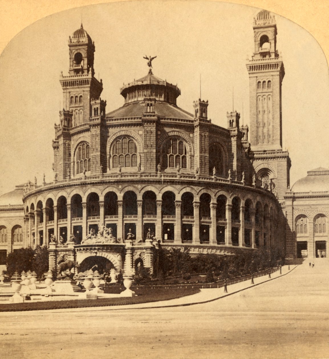 पेरिस, Trocadero पैलेस, c1900। द्वारा अज्ञात