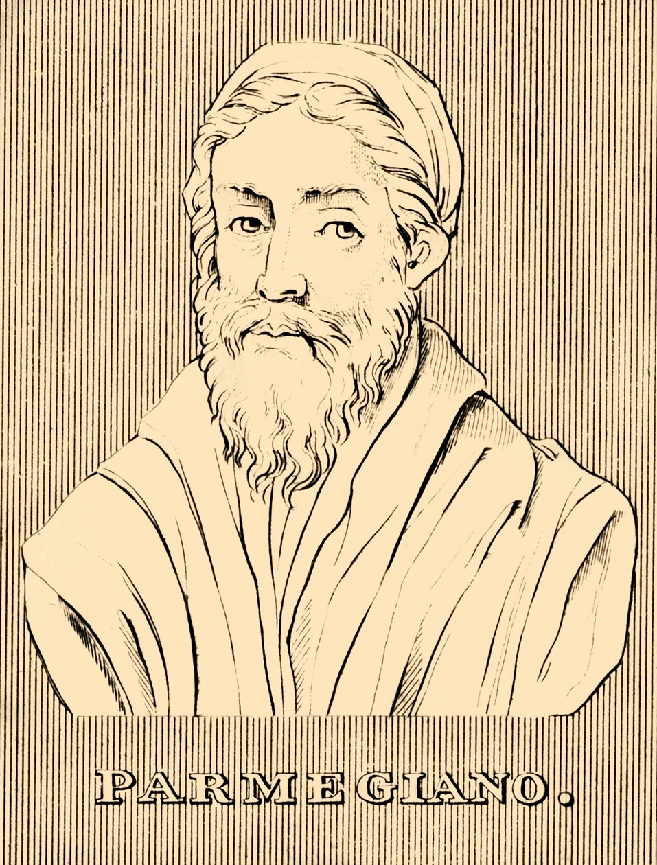 परमिगियानो, 1503-1540, 1830। द्वारा अज्ञात