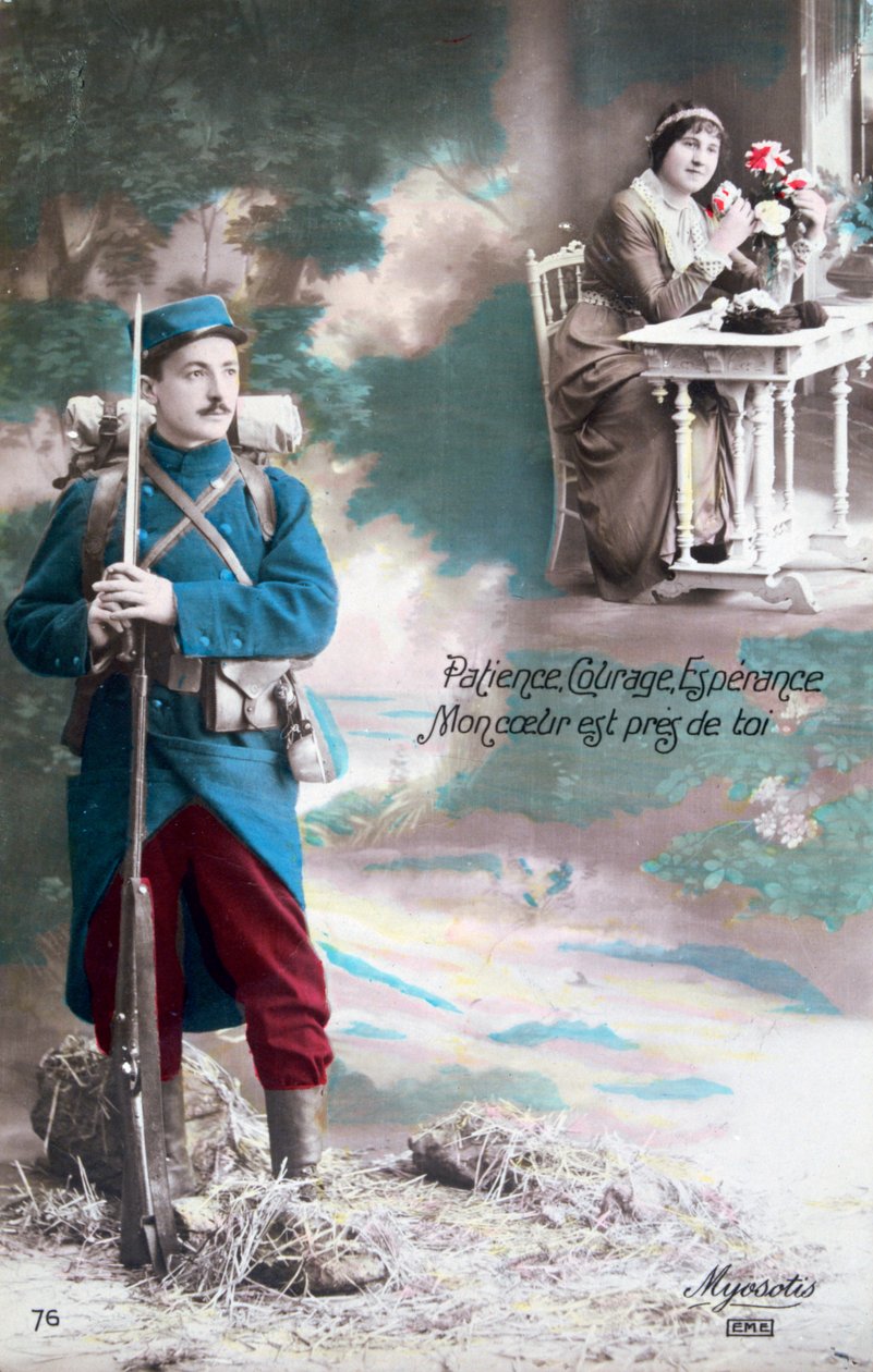 धैर्य, साहस, आशा है कि मेरा दिल आपके करीब है, 1914-1918 द्वारा अज्ञात
