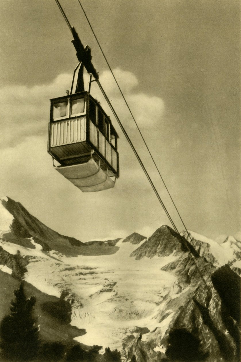 पट्स्चेरोकोफल्बैन, इन्सब्रुक, टायरॉल, ऑस्ट्रिया, c1935। द्वारा अज्ञात