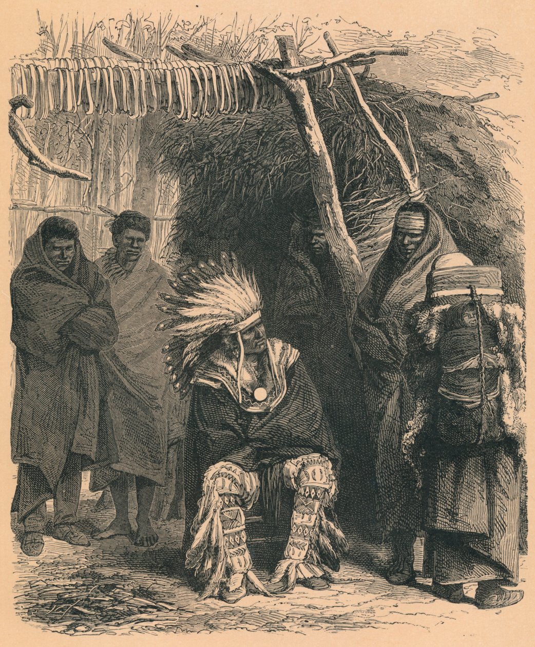 पावनी इंडियन्स, c19th सेंचुरी द्वारा अज्ञात