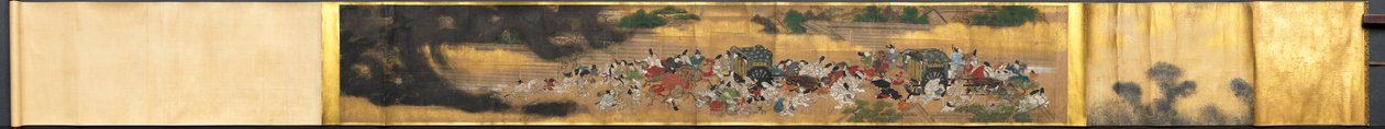 लोग एक आग से भागते हुए, 1615-1868। द्वारा अज्ञात