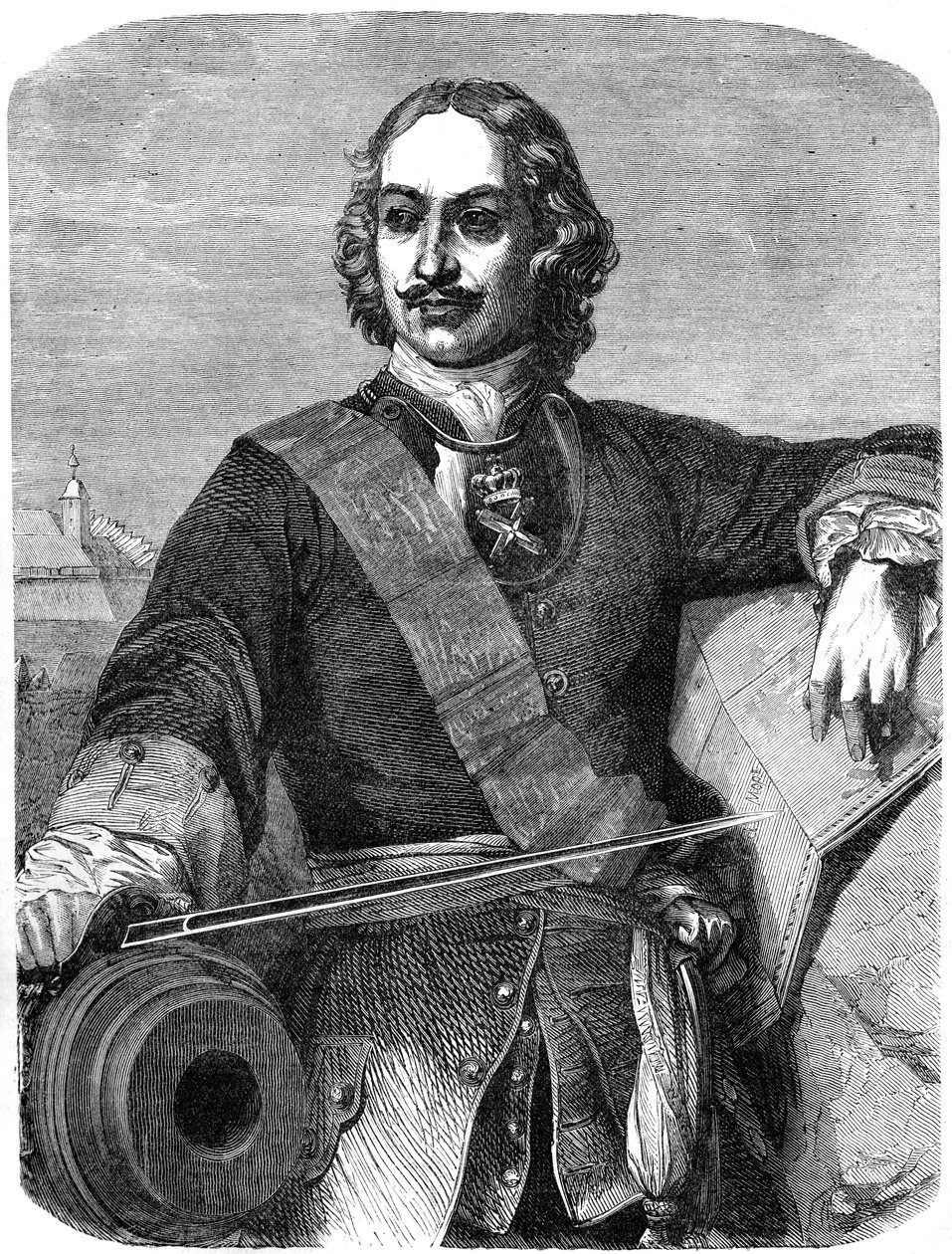 पीटर द ग्रेट 1672-1725, 19 वीं शताब्दी द्वारा अज्ञात