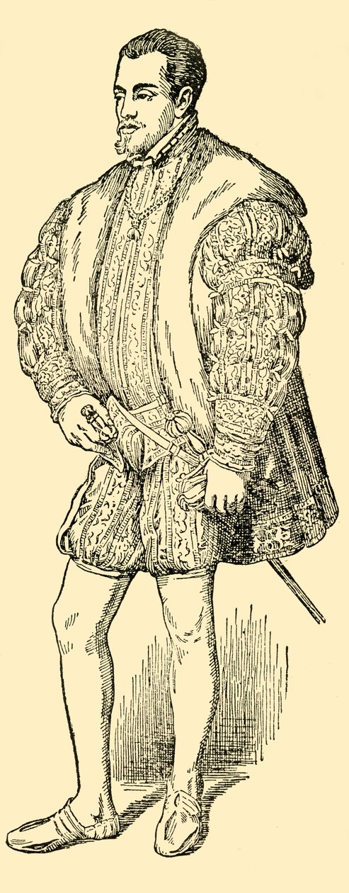 फिलिप द्वितीय। स्पेन और नीदरलैंड की, c1930। द्वारा अज्ञात