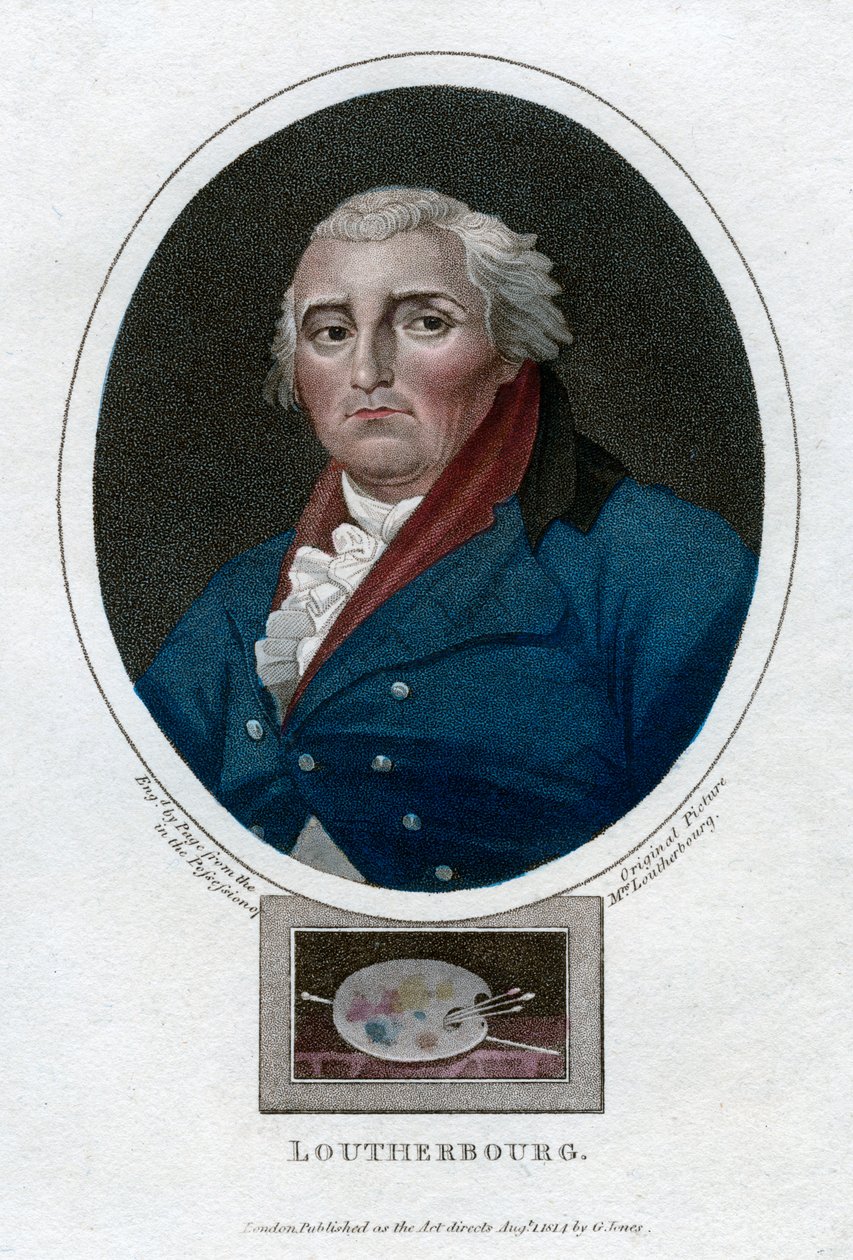 फिलिप जेम्स डे लौटरबर्ग, फ्रांसीसी चित्रकार, 1814 द्वारा अज्ञात