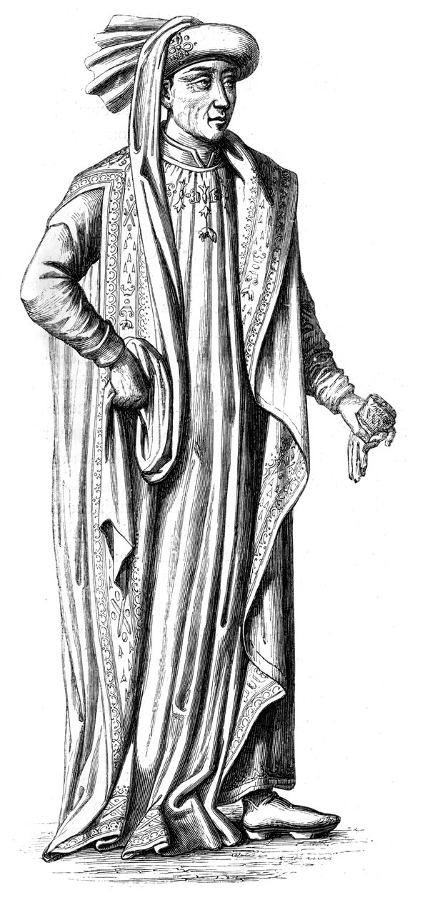 फिलिप द गुड 1396-1467, ड्यूक ऑफ बरगंडी, 15 वीं शताब्दी 1849 द्वारा अज्ञात