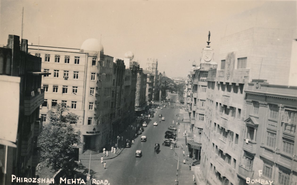 Phirozshah Mehta Road, Bombay.   द्वारा अज्ञात