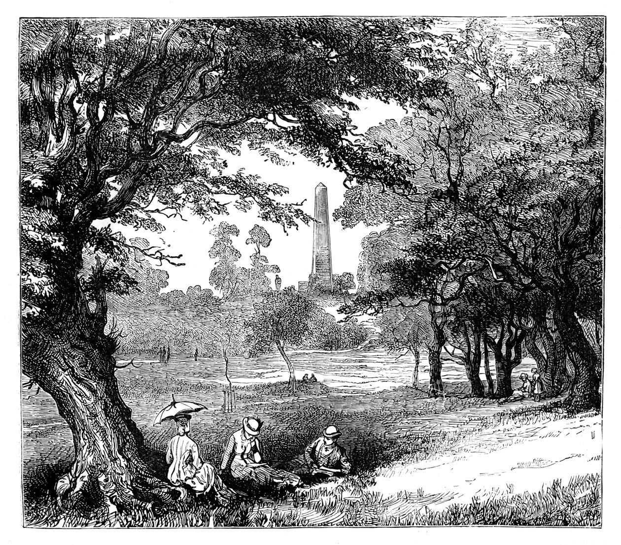 फीनिक्स पार्क, डबलिन, c1888 द्वारा अज्ञात
