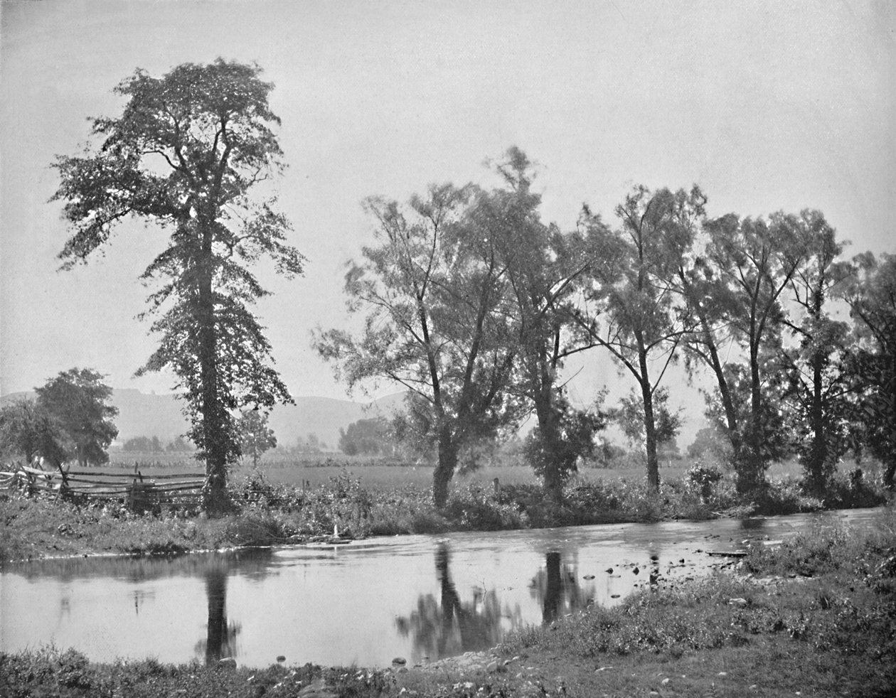 शोओलीज़ माउंट, न्यू जर्सी के पास सुरम्य दृश्य, c1897। द्वारा अज्ञात