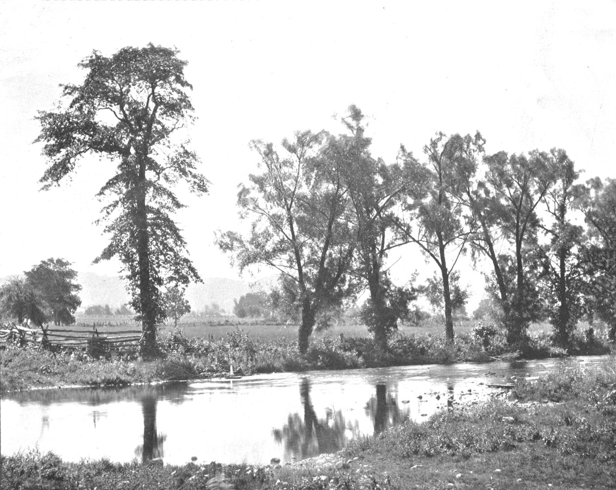 Schooleys Mount, New Jersey, USA, c1900 के पास का मनोरम दृश्य। द्वारा अज्ञात