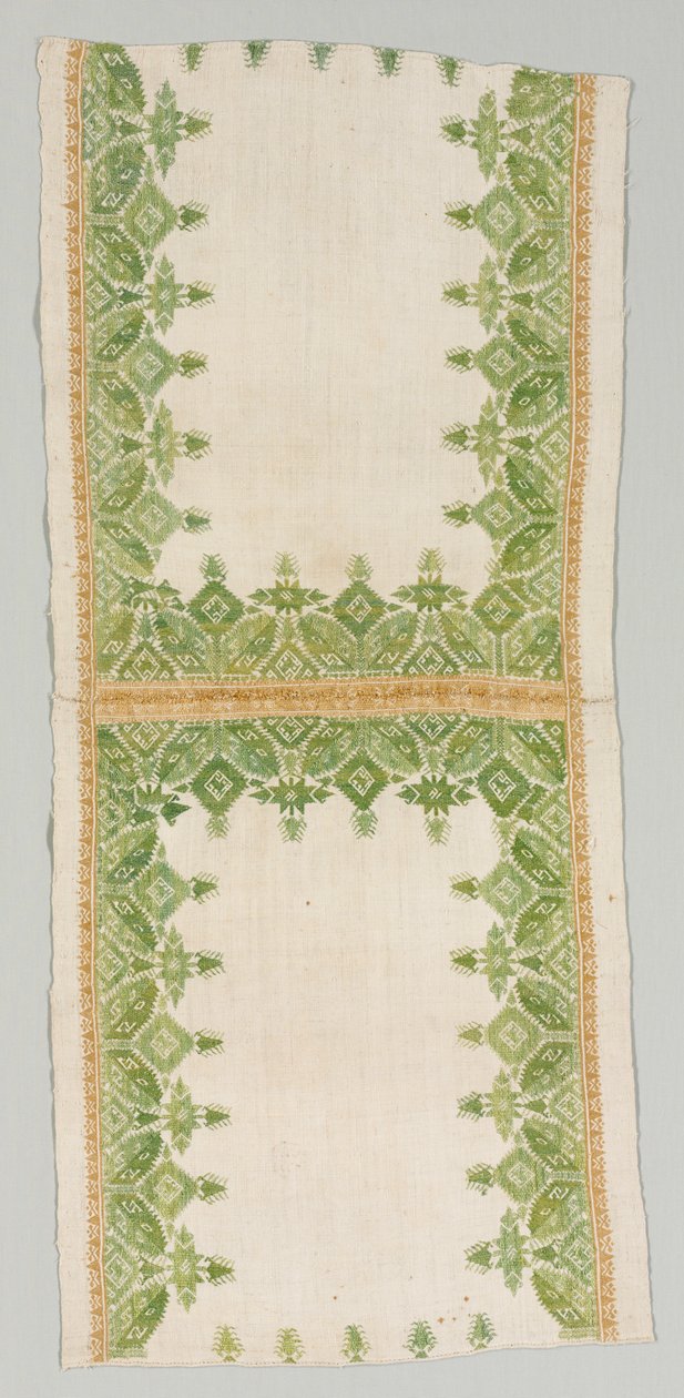 तकिया कवर, 1700s। द्वारा अज्ञात