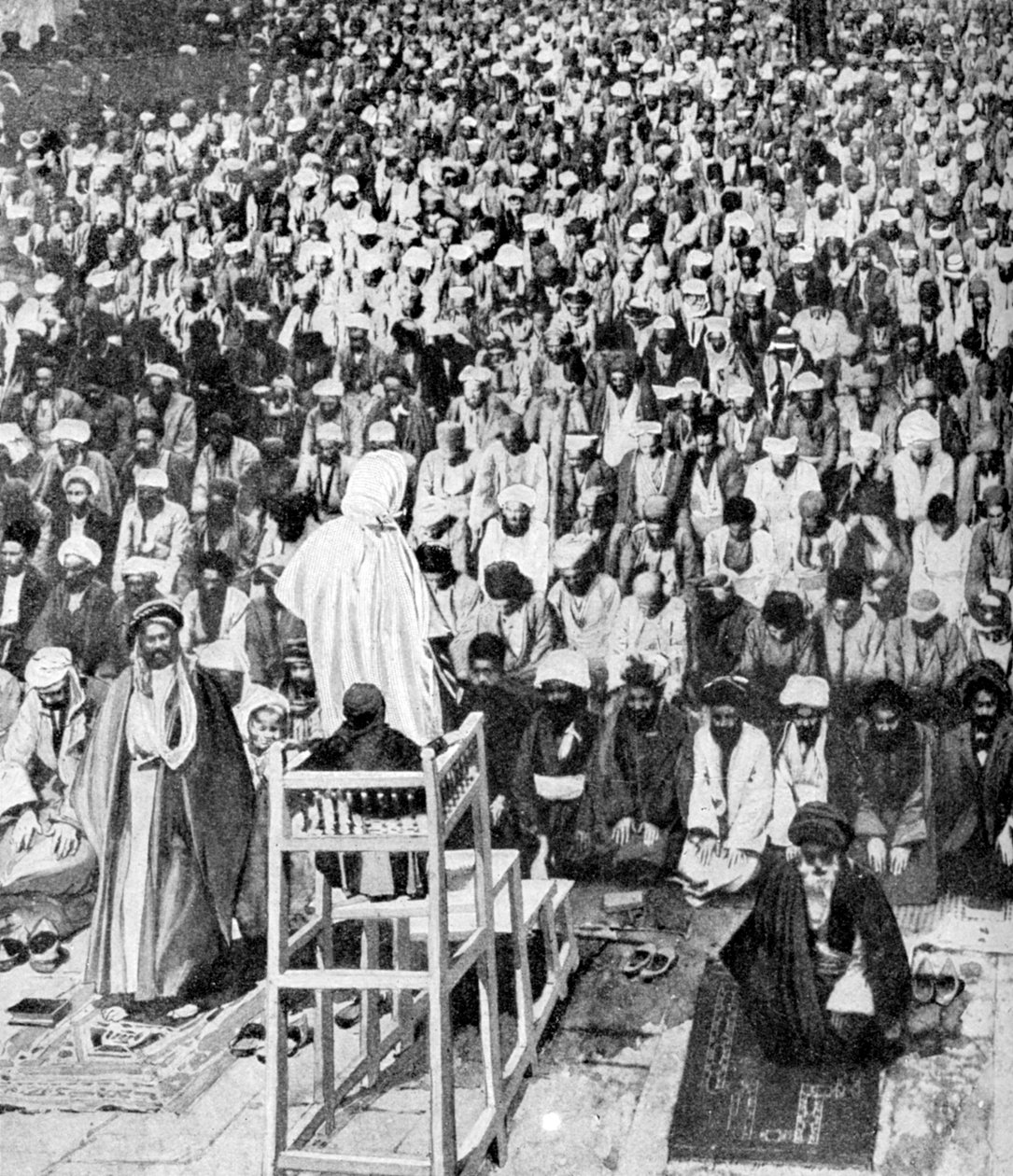 1922 में सऊदी अरब के खुदा के दरबार में पवित्र मस्जिद एकत्र हुए द्वारा अज्ञात