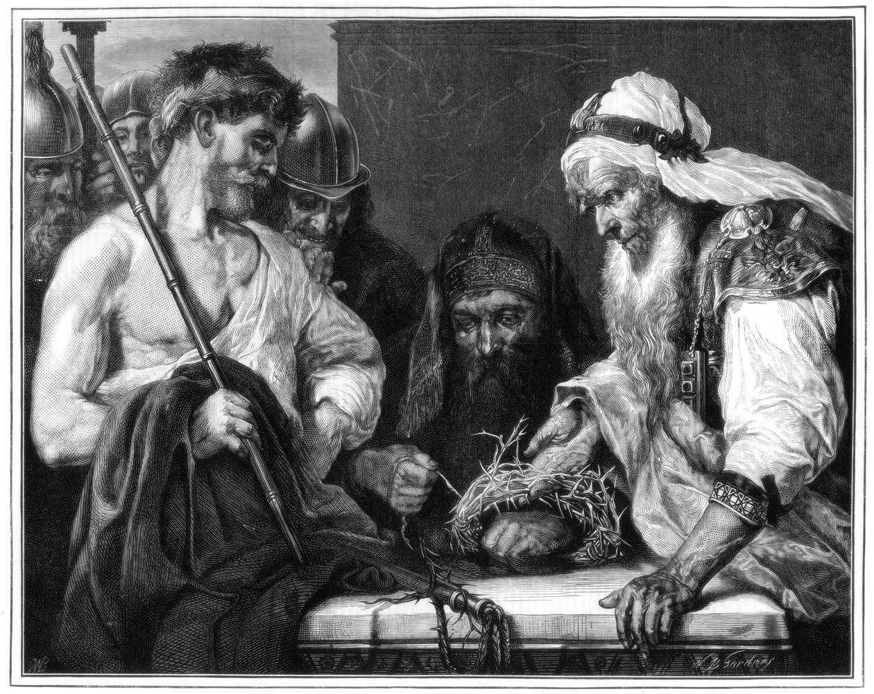 1875 में कांटों का ताज समेटना द्वारा अज्ञात